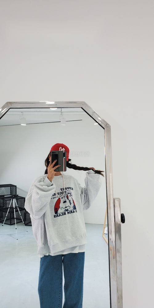 SCAWAII - Korean Children Fashion - #Kfashion4kids - Fleece High Bear Sweatshirt - 5