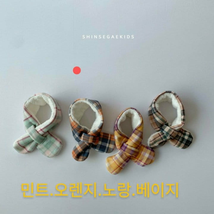 SHINSEAGE KIDS - Korean Children Fashion - #Kfashion4kids - Check Neck Warmer - 2