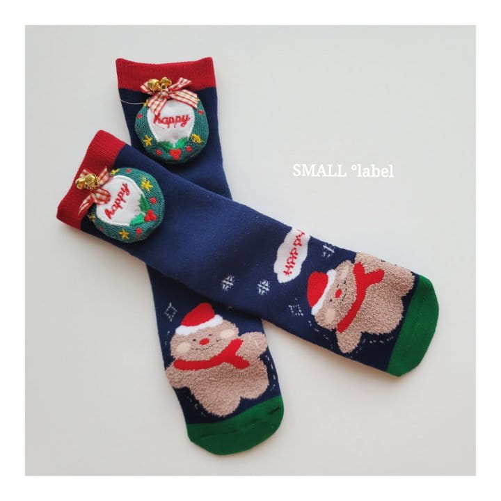 SMALL LABEL - Korean Children Fashion - #Kfashion4kids - Christmas Socks [set of 3] - 6