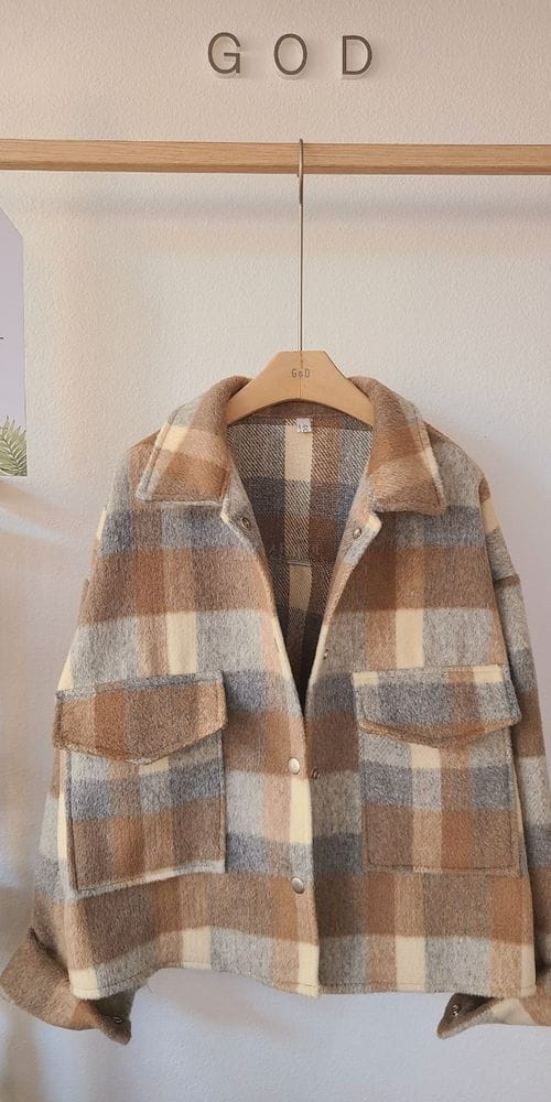 SOL - Korean Children Fashion - #Kfashion4kids - Roy Check Jacket