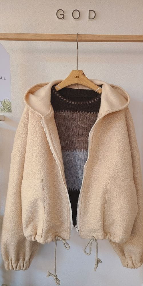 SOL - Korean Children Fashion - #Kfashion4kids - Lingu Hoody Zip-up