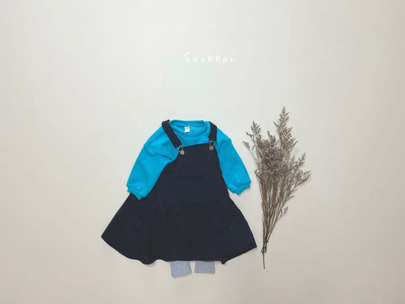 SOYBEAN - Korean Children Fashion - #Kfashion4kids - Fleece Rib Dungarees One-piece - 7