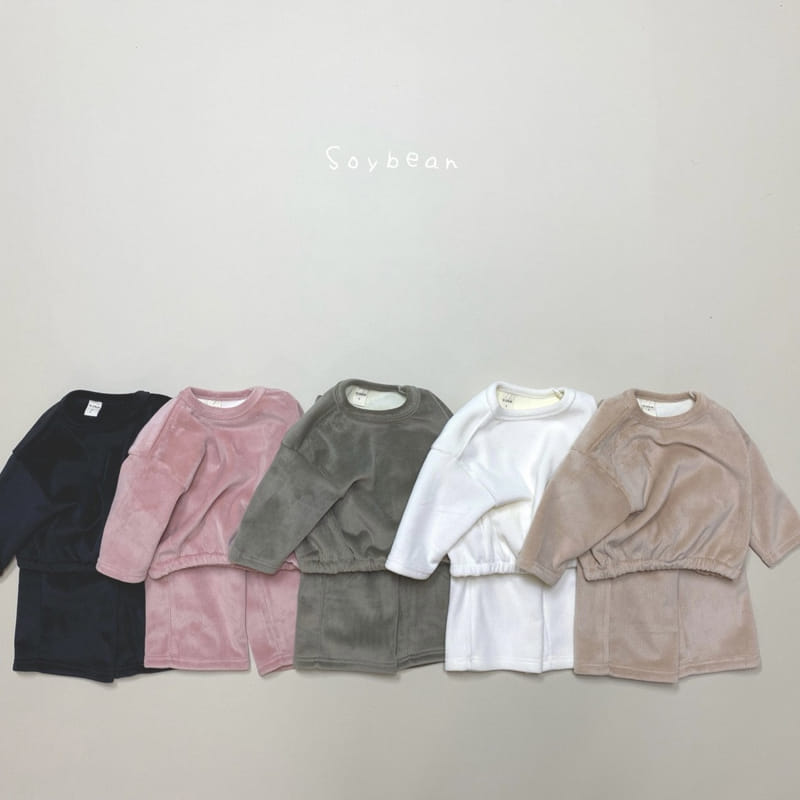 SOYBEAN - Korean Children Fashion - #Kfashion4kids - Mochi Wide Top Bottom Set - 4