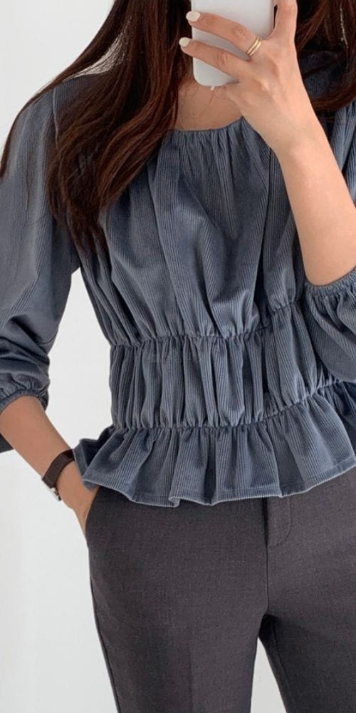 STYLEBOOM - Korean Children Fashion - #Kfashion4kids - Lisa Velvet Blouse