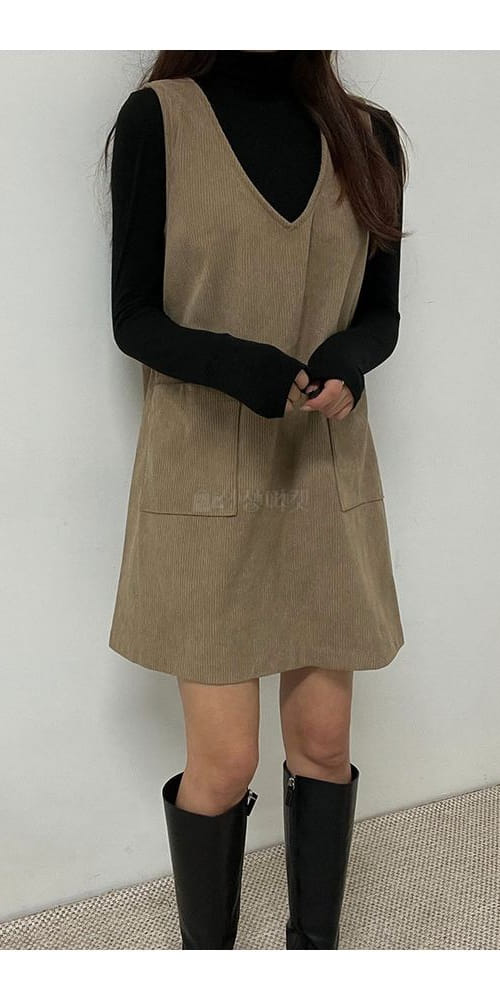 TAILS - Korean Children Fashion - #Kfashion4kids - Hidding Rib One-piece