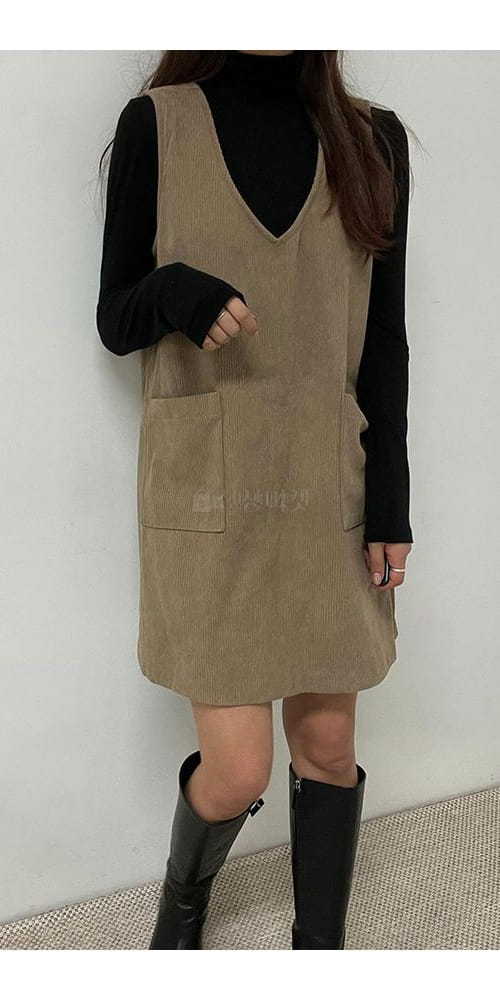 TAILS - Korean Children Fashion - #Kfashion4kids - Hidding Rib One-piece - 3
