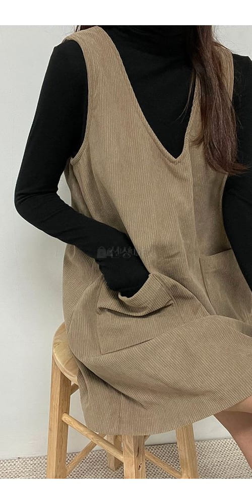 TAILS - Korean Children Fashion - #Kfashion4kids - Hidding Rib One-piece - 4