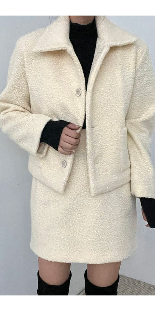 TAILS - Korean Children Fashion - #Kfashion4kids - Poodle Top Bottom Set - 2