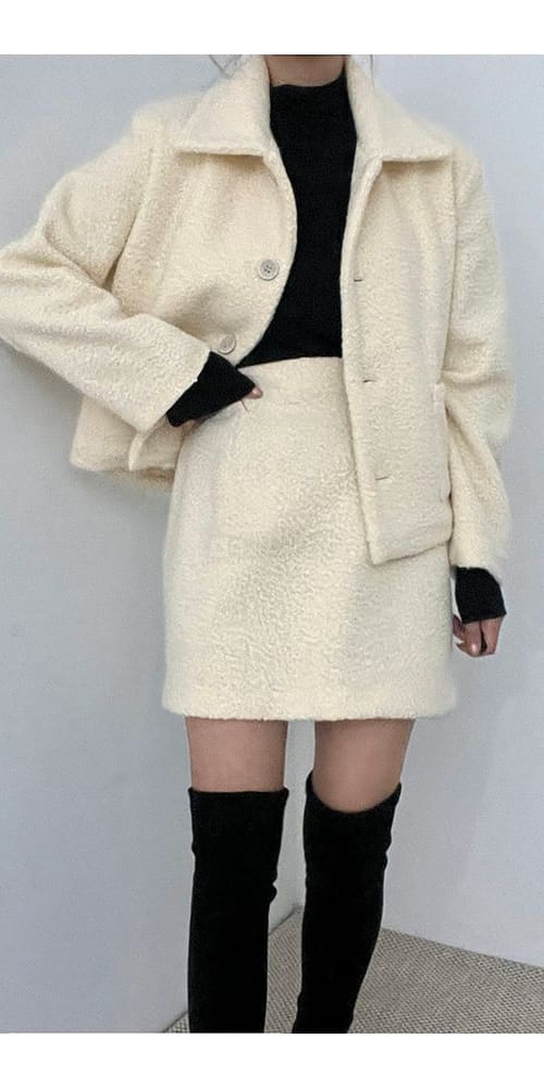 TAILS - Korean Children Fashion - #Kfashion4kids - Poodle Top Bottom Set - 3