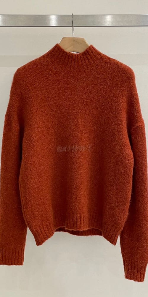 TASTE - Korean Children Fashion - #Kfashion4kids - Mo Hair Half Neck Knit - 3