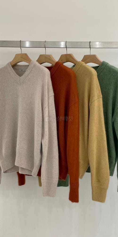 TASTE - Korean Children Fashion - #Kfashion4kids - Herringbone Racoon Knit Tee - 2
