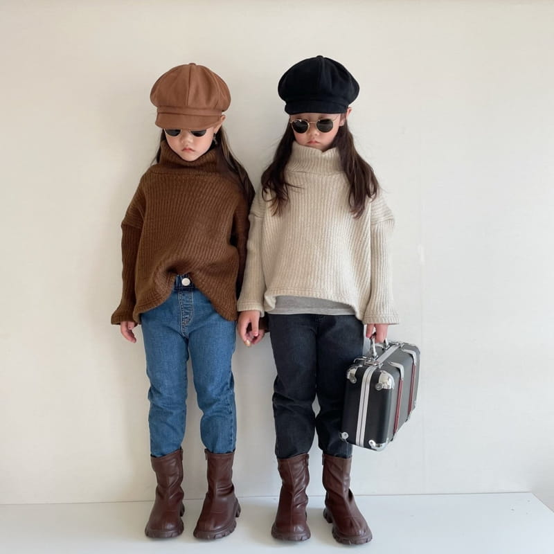 THE GREY - Korean Children Fashion - #Kfashion4kids - Hazzi Turtleneck 
