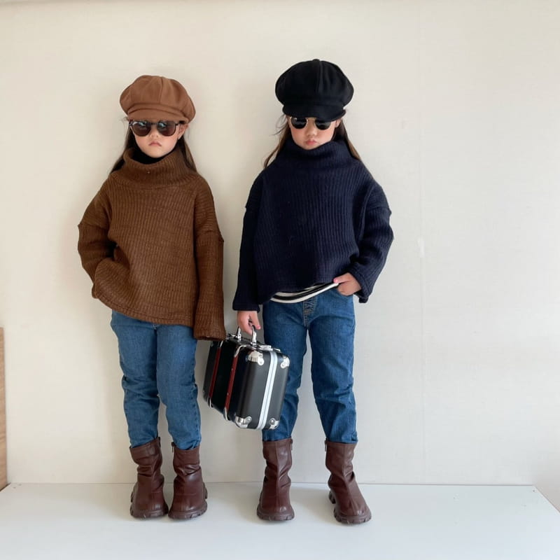 THE GREY - Korean Children Fashion - #Kfashion4kids - Hazzi Turtleneck  - 11