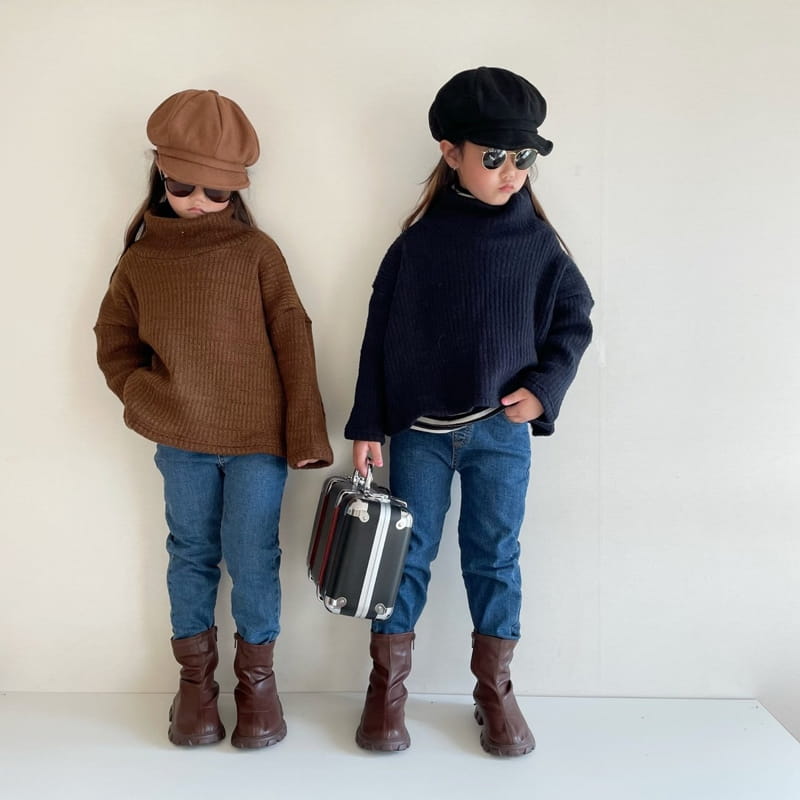 THE GREY - Korean Children Fashion - #Kfashion4kids - Hazzi Turtleneck  - 12