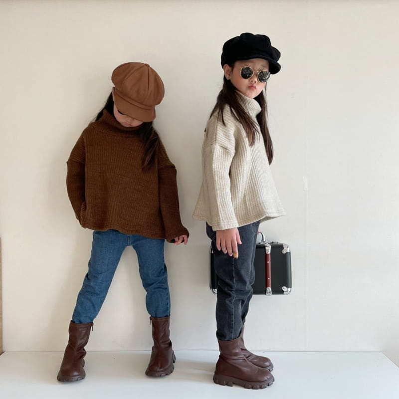 THE GREY - Korean Children Fashion - #Kfashion4kids - Hazzi Turtleneck  - 2