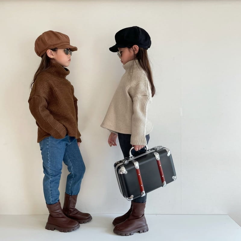 THE GREY - Korean Children Fashion - #Kfashion4kids - Hazzi Turtleneck  - 4