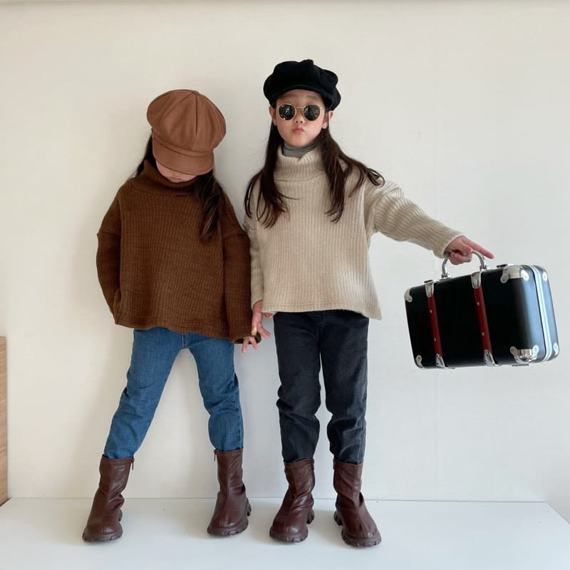 THE GREY - Korean Children Fashion - #Kfashion4kids - Hazzi Turtleneck  - 5
