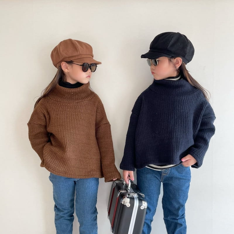 THE GREY - Korean Children Fashion - #Kfashion4kids - Hazzi Turtleneck  - 8