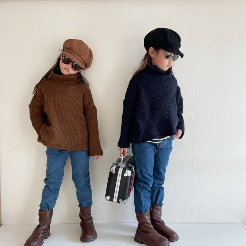 THE GREY - Korean Children Fashion - #Kfashion4kids - Hazzi Turtleneck  - 9