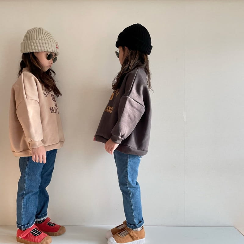 THE GREY - Korean Children Fashion - #Kfashion4kids - Straight Jeans - 4