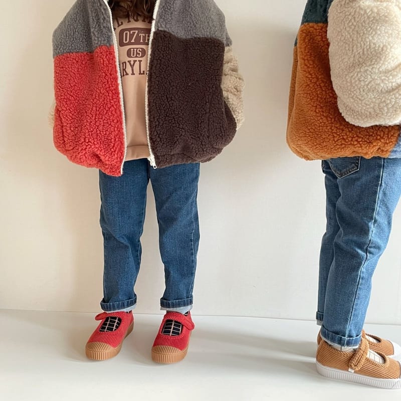 THE GREY - Korean Children Fashion - #Kfashion4kids - Straight Jeans - 5