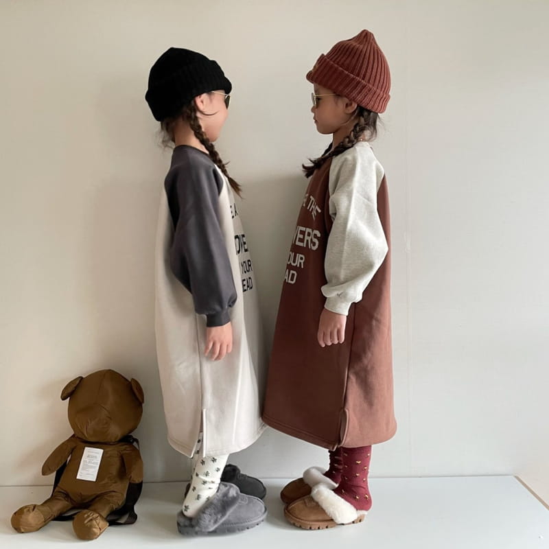 THE GREY - Korean Children Fashion - #Kfashion4kids - Raglan One-piece - 2
