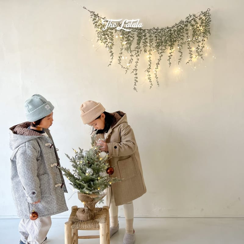 THE LALALA - Korean Children Fashion - #Kfashion4kids - Hrringbone Coat