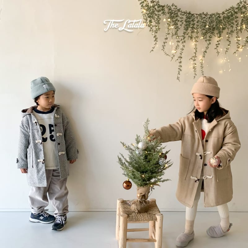 THE LALALA - Korean Children Fashion - #Kfashion4kids - Hrringbone Coat - 3