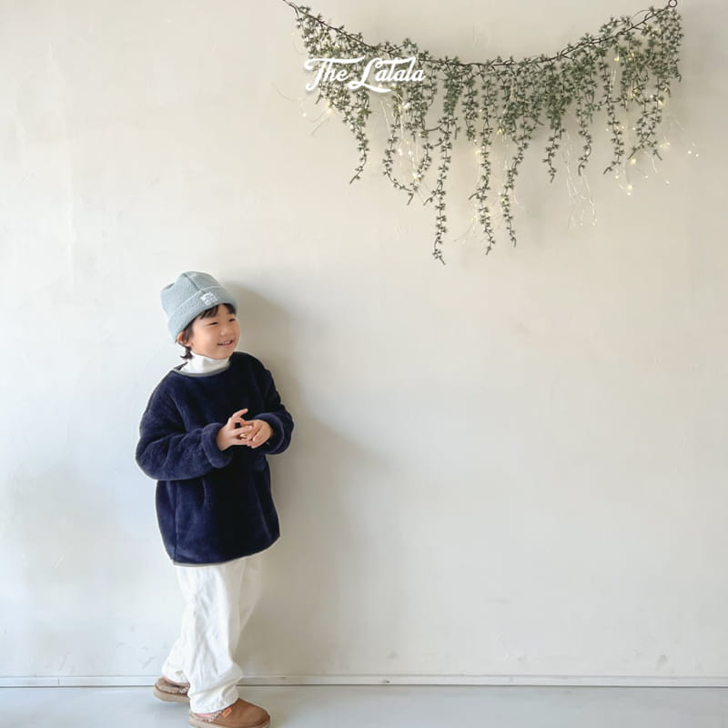 THE LALALA - Korean Children Fashion - #Kfashion4kids - Veloure Bonding Pants - 4