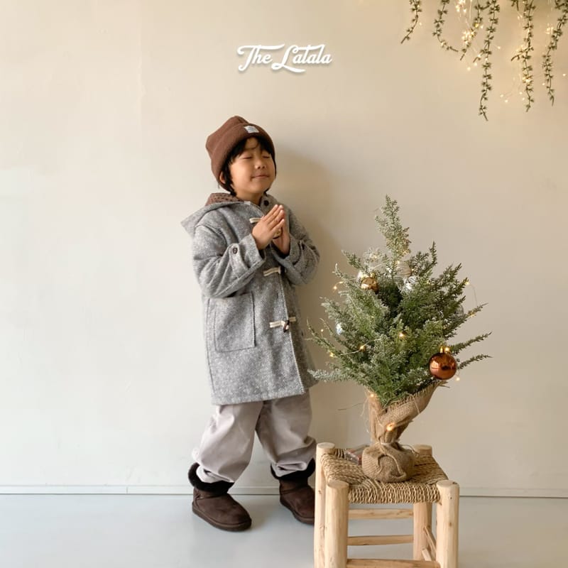 THE LALALA - Korean Children Fashion - #Kfashion4kids - Veloure Bonding Pants - 8