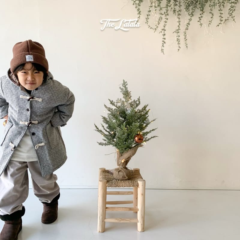 THE LALALA - Korean Children Fashion - #Kfashion4kids - Veloure Bonding Pants - 9