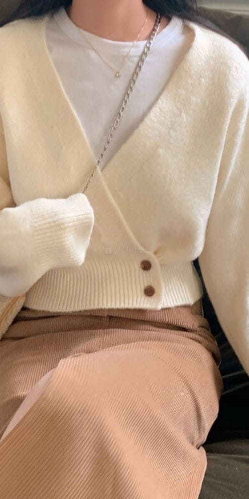TO U - Korean Children Fashion - #Kfashion4kids - Crop Wrap Cardigan - 12