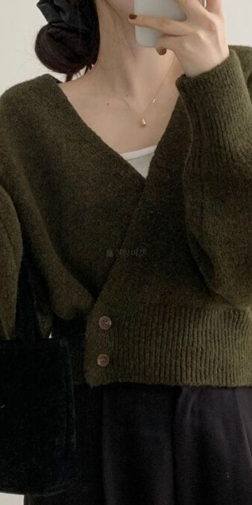 TO U - Korean Children Fashion - #Kfashion4kids - Crop Wrap Cardigan - 8