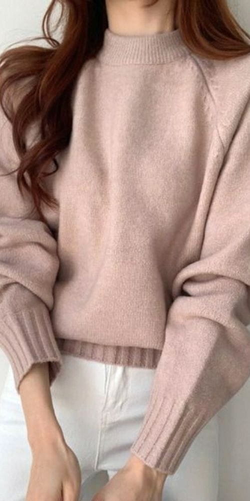 TO U - Korean Children Fashion - #Kfashion4kids - Hera Round Neck Knit Tee