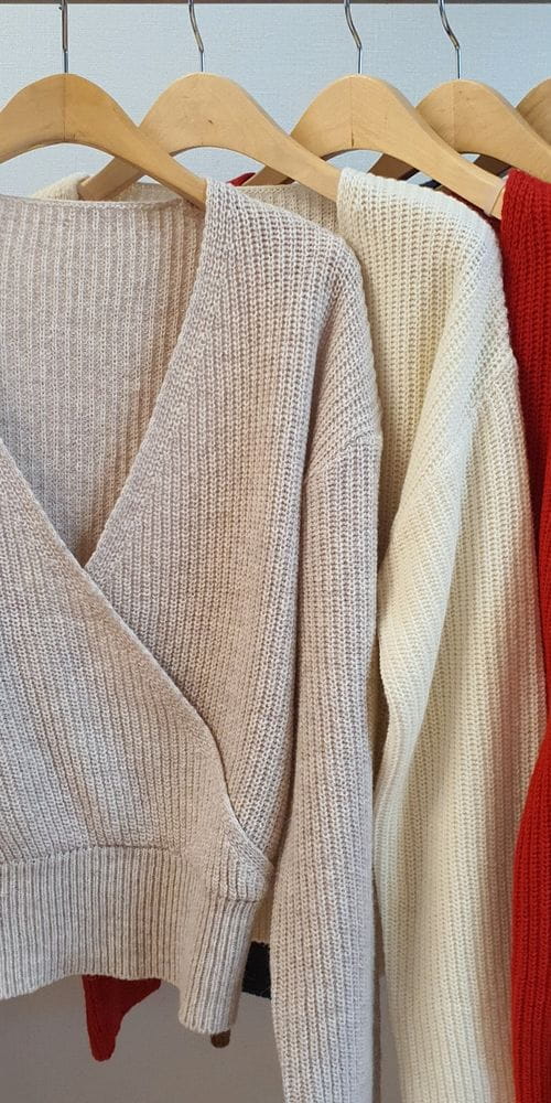 TO U - Korean Children Fashion - #Kfashion4kids - Day Wrap Knit Tee - 4