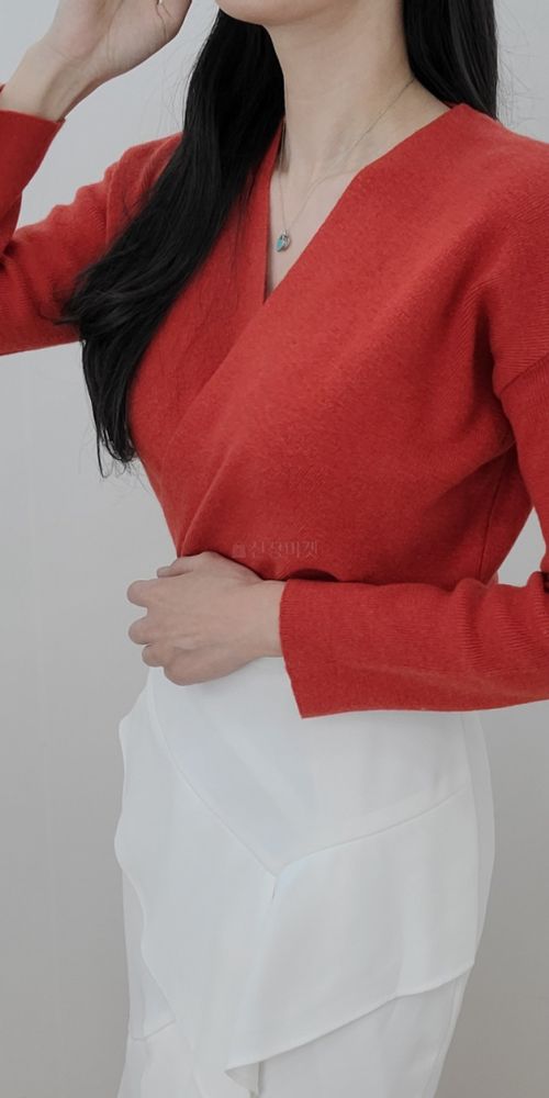TO U - Korean Children Fashion - #Kfashion4kids - Wood Lam Shawl Knit - 2