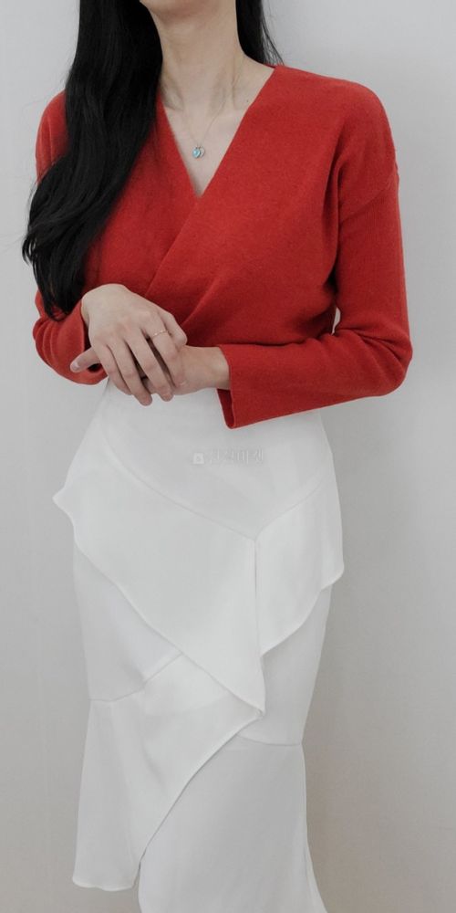 TO U - Korean Children Fashion - #Kfashion4kids - Wood Lam Shawl Knit - 3