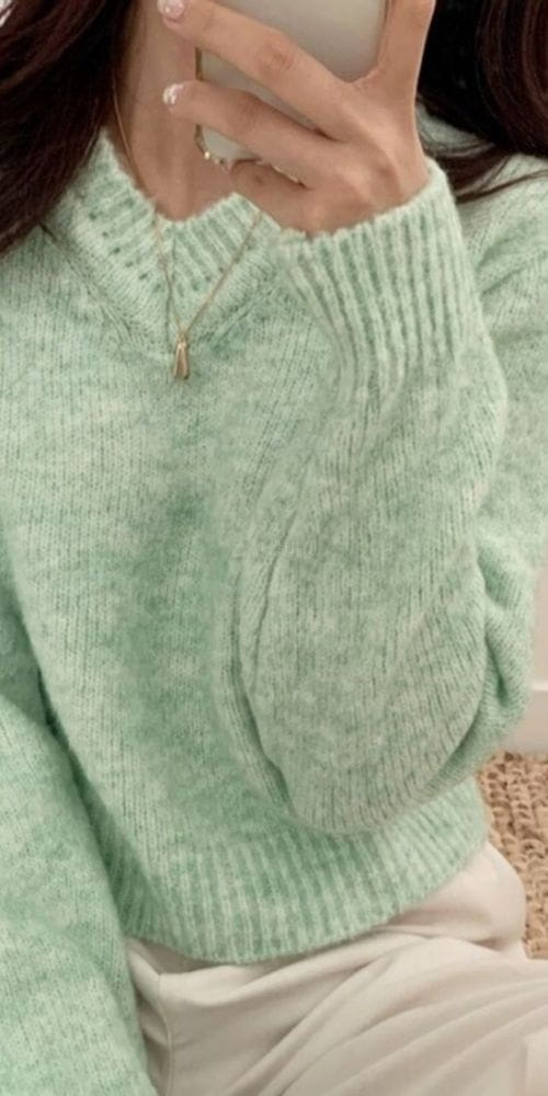 TO U - Korean Children Fashion - #Kfashion4kids - Friut Crop Knit Tee