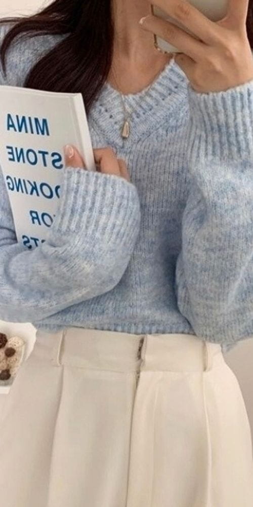 TO U - Korean Children Fashion - #Kfashion4kids - Friut Crop Knit Tee - 5