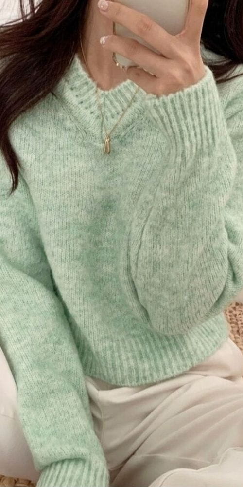TO U - Korean Children Fashion - #Kfashion4kids - Friut Crop Knit Tee - 7