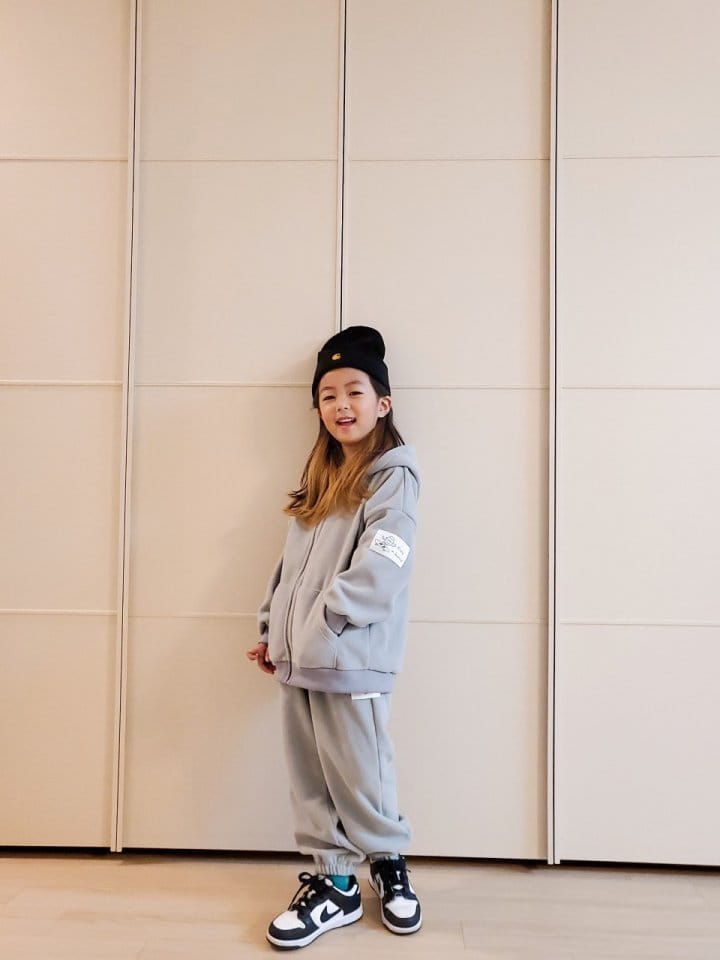 U&I - Korean Children Fashion - #Kfashion4kids - Ride Fleece Hoody Zip-up - 10