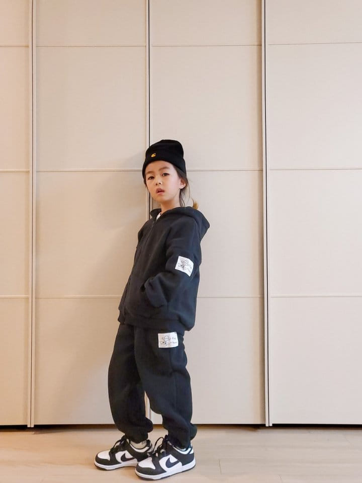 U&I - Korean Children Fashion - #Kfashion4kids - Ride Fleece Hoody Zip-up - 3