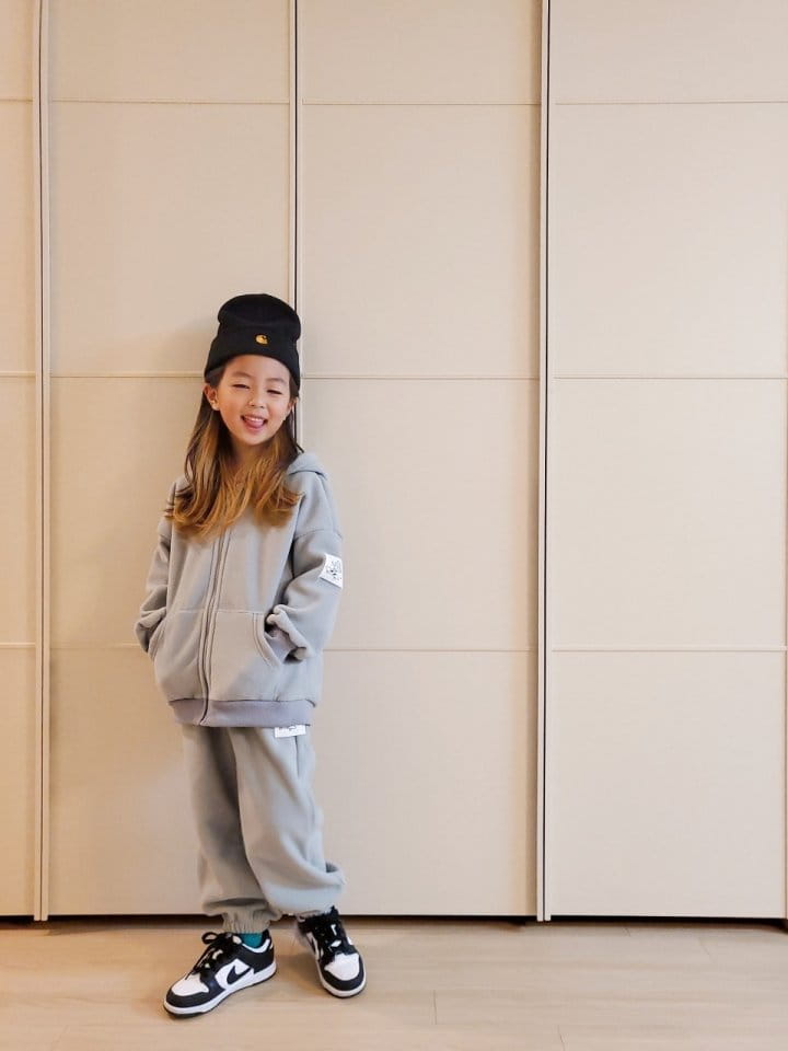 U&I - Korean Children Fashion - #Kfashion4kids - Ride Fleece Hoody Zip-up - 4