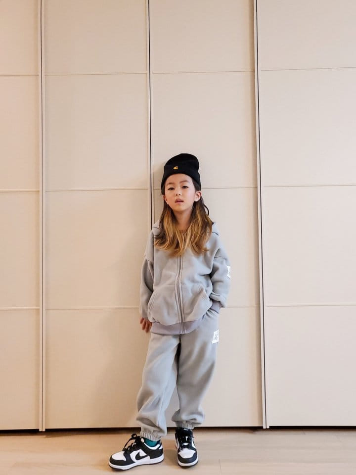 U&I - Korean Children Fashion - #Kfashion4kids - Ride Fleece Hoody Zip-up - 5