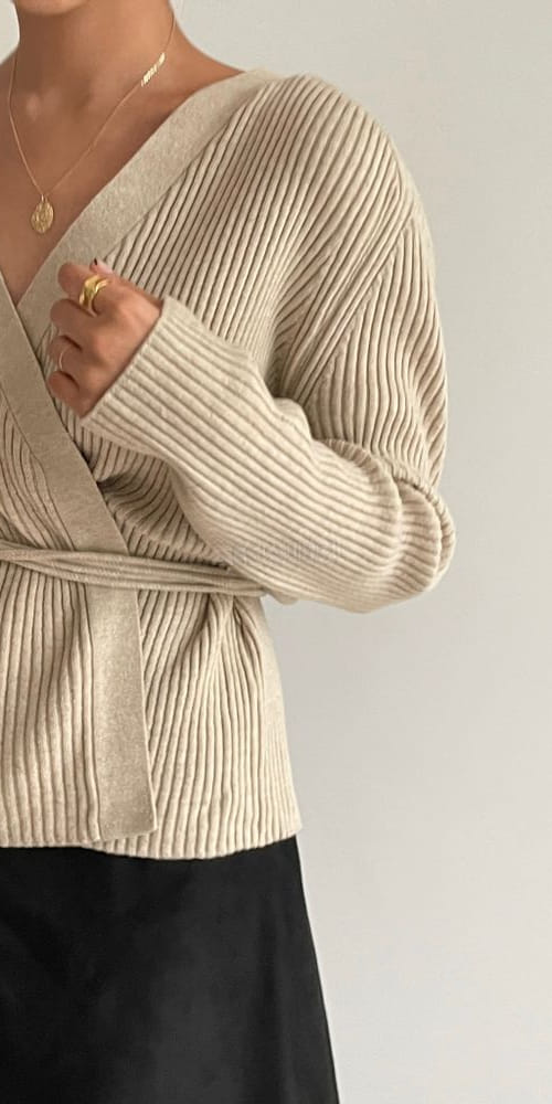 UND, - Korean Children Fashion - #Kfashion4kids - Wrap Cardigan - 2
