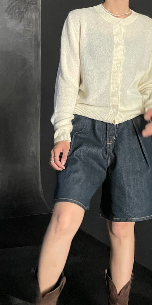 UND, - Korean Children Fashion - #Kfashion4kids - Bookle Round Cardigan - 2