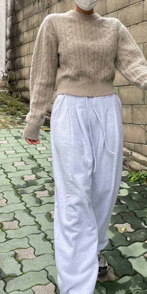 UND, - Korean Children Fashion - #Kfashion4kids - Fleecec String Pants - 3