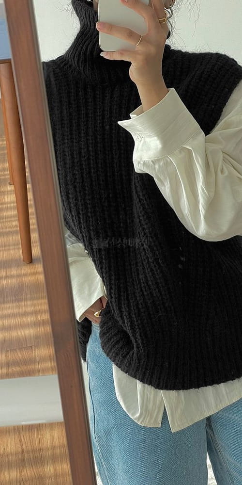 UND, - Korean Children Fashion - #Kfashion4kids - Turtleneck Vest
