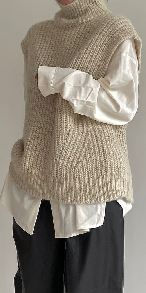 UND, - Korean Children Fashion - #Kfashion4kids - Turtleneck Vest - 4
