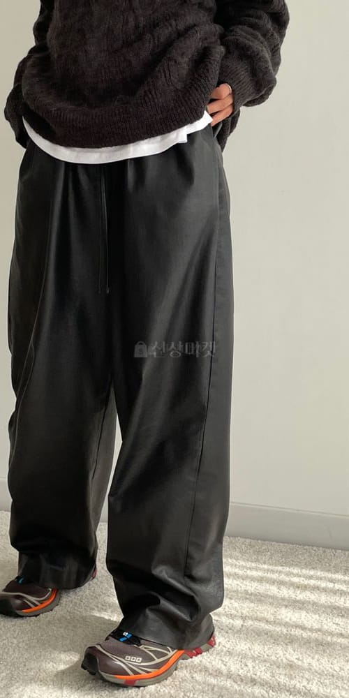 UND, - Korean Children Fashion - #Kfashion4kids - Leather String Pants - 4